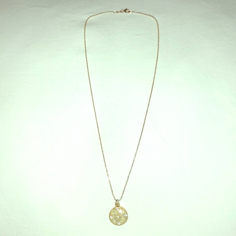 Maria Kivi gold stone necklace